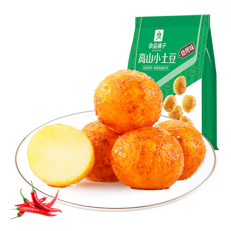 Liangpinpuzi High Mountain Small Potato Barbecue Flavor Office Casual Snack