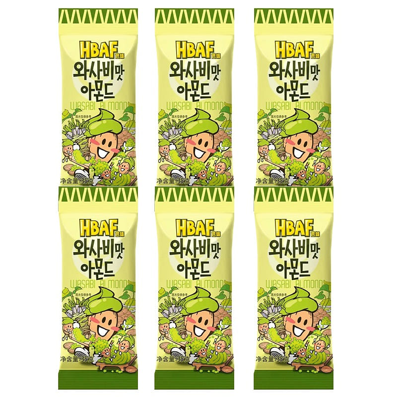 Korea Almond wasabi flavor 35g *6 210 g