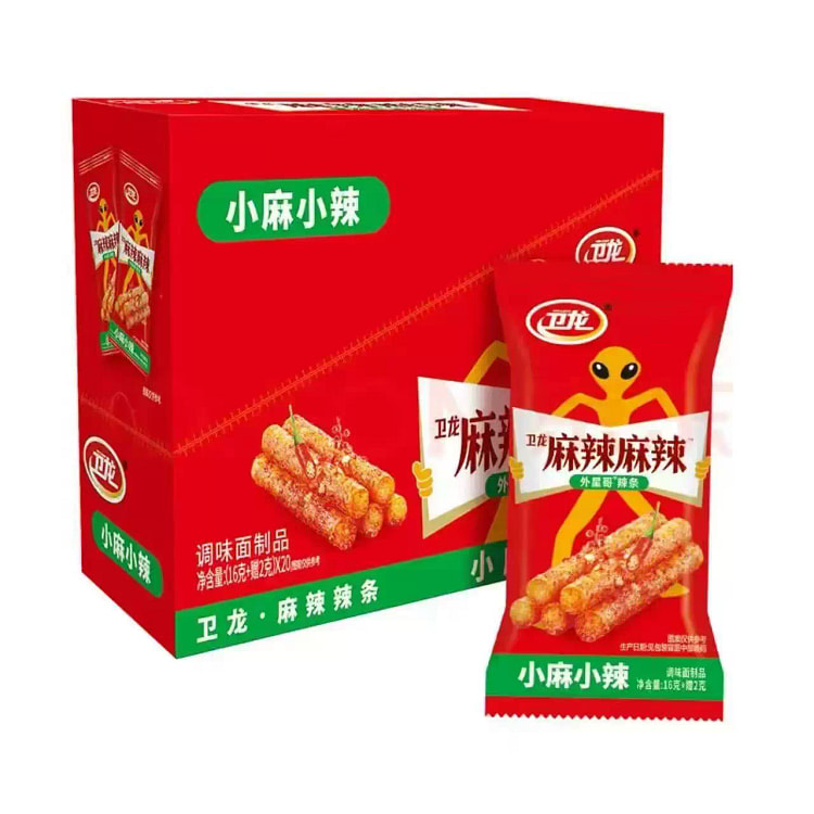 Weilong Spicy Strips 18g*10 180 g