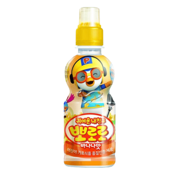 Paldo Pororo Banana Flavored Drink Milk 7.95 oz 1 bottle