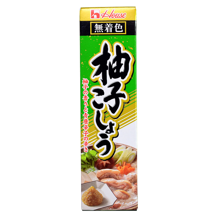好侍 日本进口调味料柚子辣椒酱寿司柚子胡椒寿喜锅调关东煮烧鸟酱 40g*1支