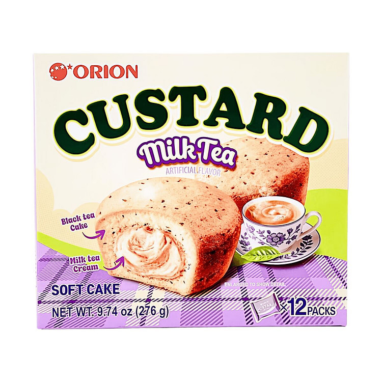 [ORION] Custard Cake Milk Tea - 9.74oz 1 each