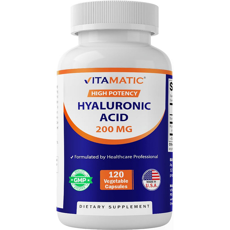 Hyaluronic Acid 200mg - 120 Capsules