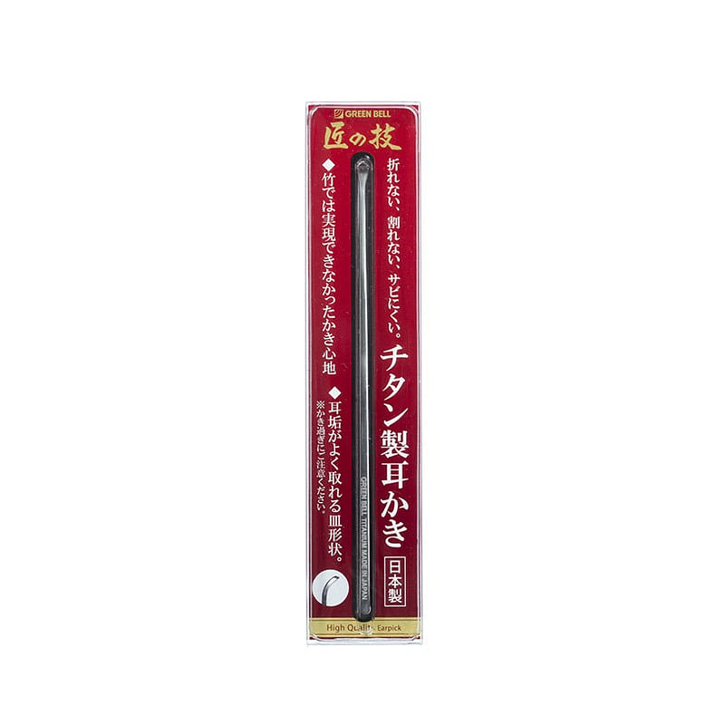 GREEN BELL Titanium Ear Pick G-2196 1 each