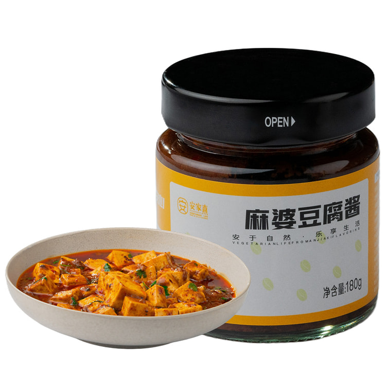 安家熹炒菜烧菜调料麻婆豆腐酱180g*1瓶