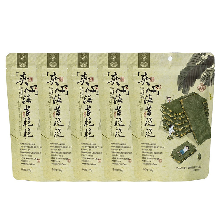 ChaYanYueSe Seaweed Sandwich Crispy 5 Pack
