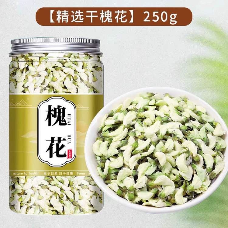 野生精选干槐花 槐花干250g*1罐