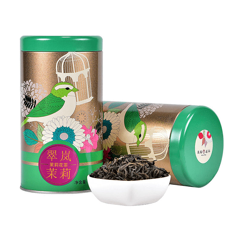 China [ Tenfu’s Tea ] Cuilan Jasmine Tea S1 (120g/4.2 oz/tin) 1 can