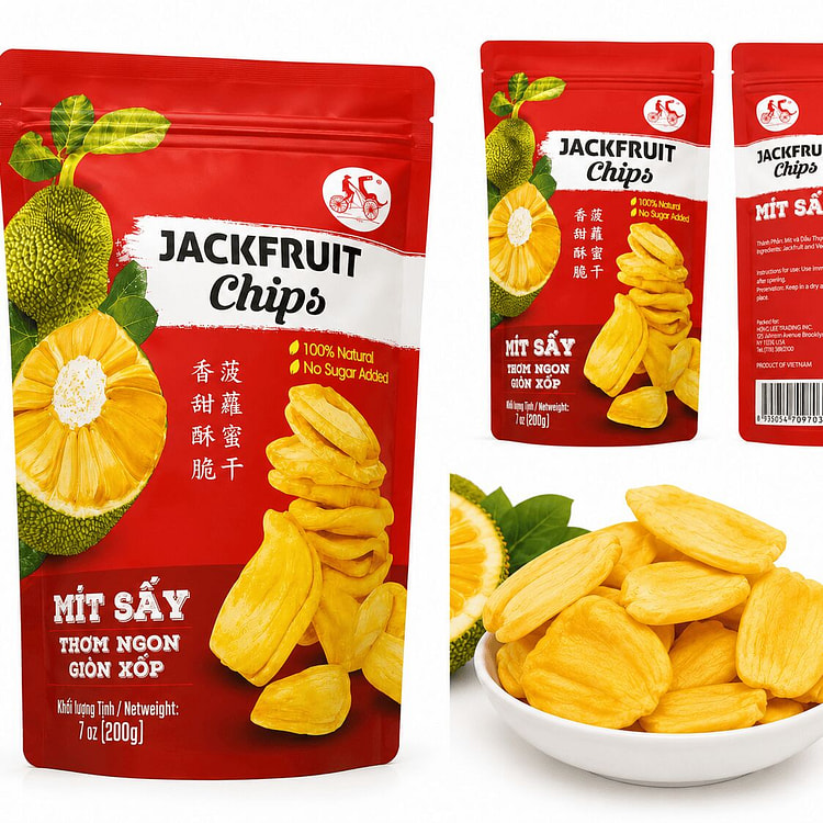ROBBEN BRAND JACKFRUIT CHIPS 200 g