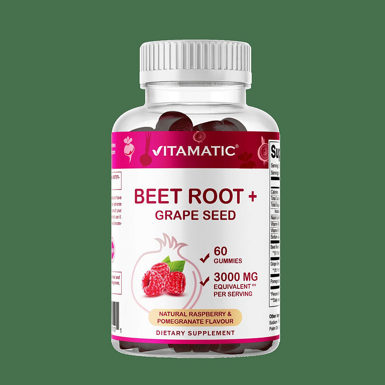Beet Root 3000mg Equivalent- 60 Gummies