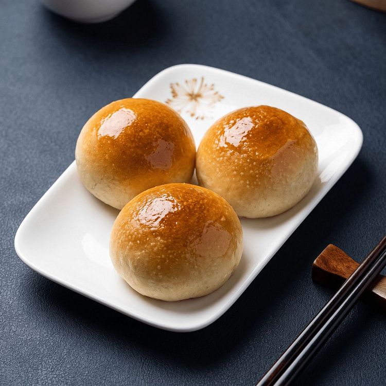 Baked BBQ Pork Bun 3pcs 1 each
