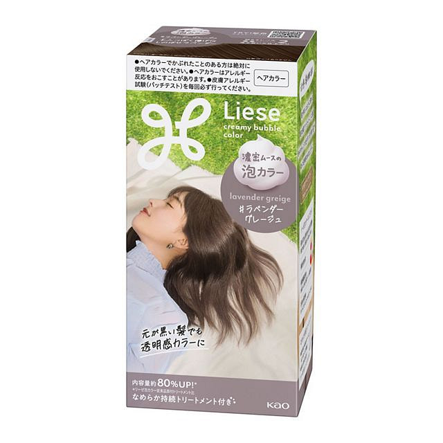 花王 Liese 泡沫染发剂 薰衣草灰 115ml