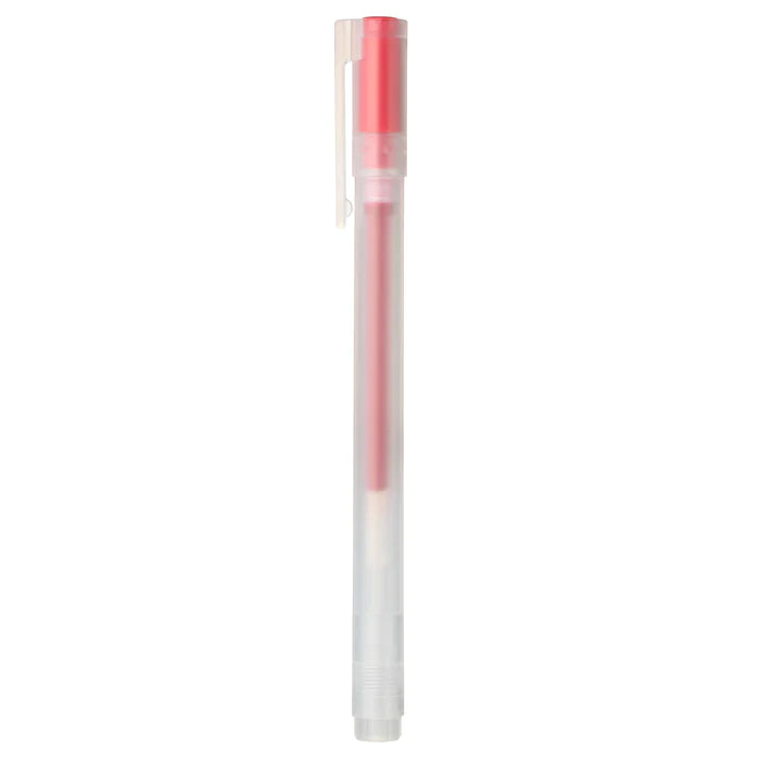 MUJI 凝胶墨水盖式圆珠笔 0.38mm 红色 1支