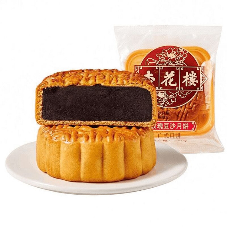 Xinghualou Rose Red Bean Mooncake 100g*1 piece 100 g
