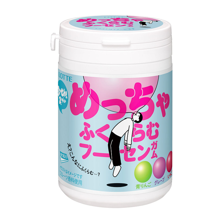 乐天 什锦水果味超级充气泡泡糖 119g