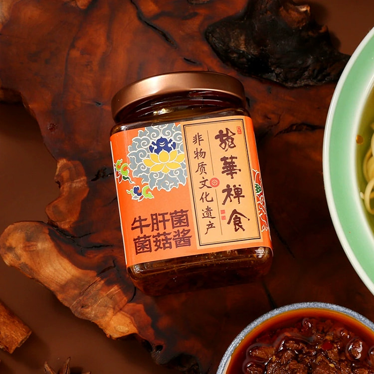 上海龙华素斋牛肝菌菌菇酱200g