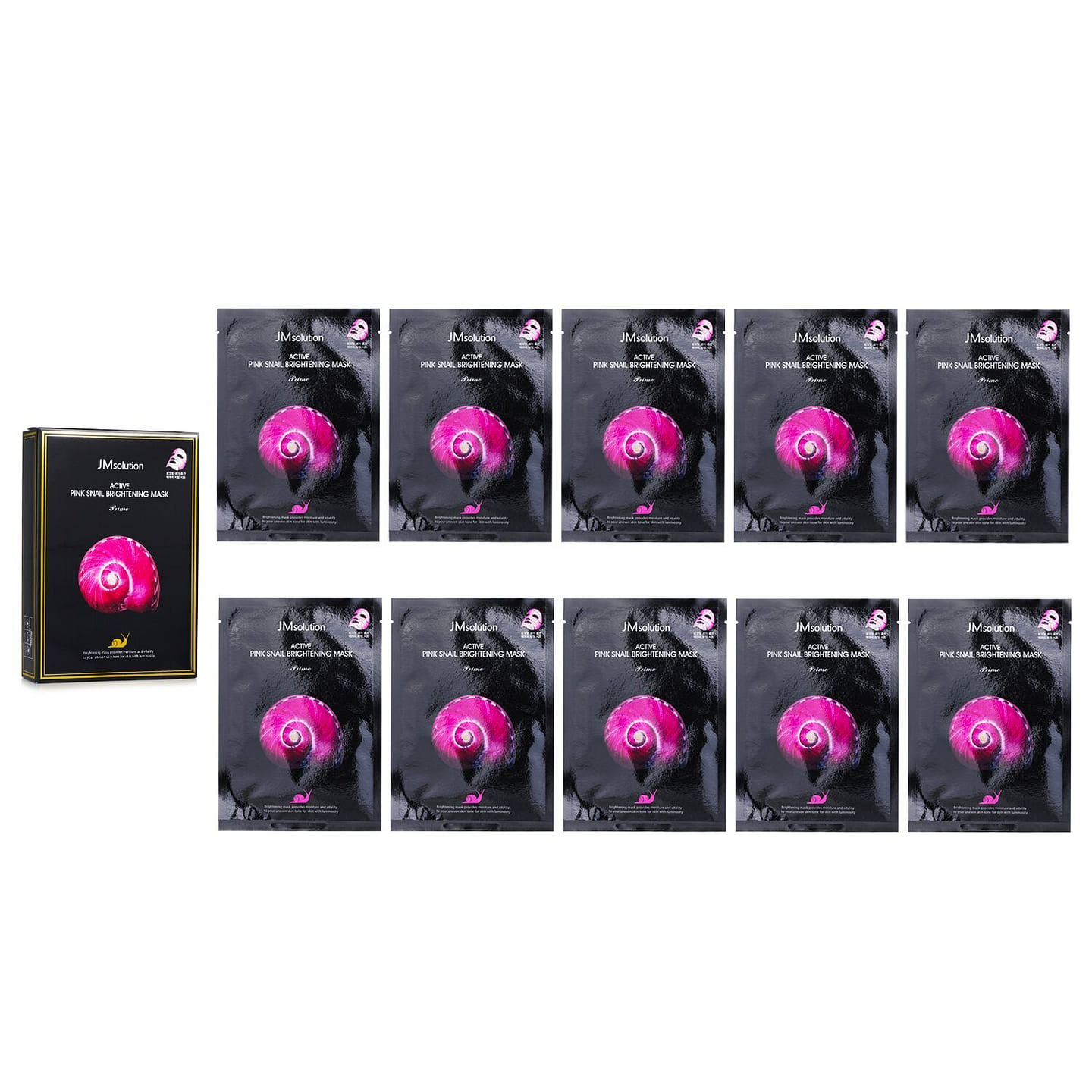 JM Solution Active Pink Snail Brightening Mask Prime 547711 10 each