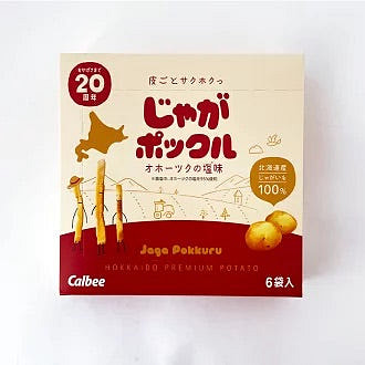 Calbee Potato Farm Jaga Pokkuru Snack 6bags 1 each