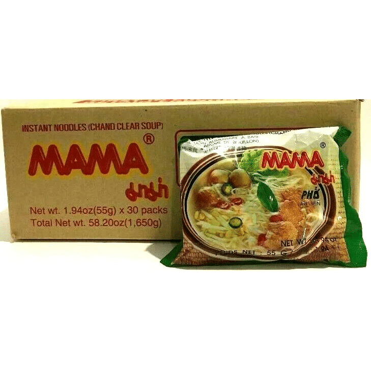 Get MAMA Pho Ramen Instant Noodles Oriental Style pack of 30