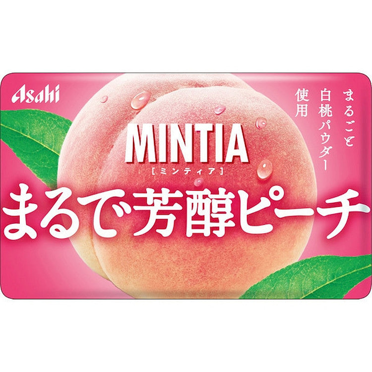 Asahi MINTIA Ripe Peach Tablet Candy 50pc 1 each