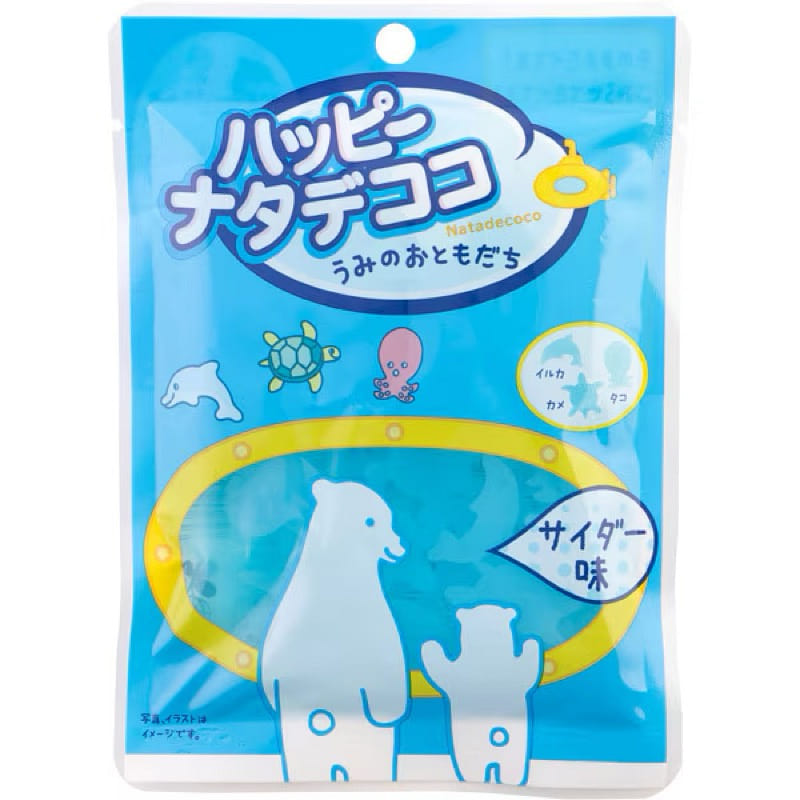 Wakayama Sea Friends Soda Flavor Nata de Coco 110g 1 each