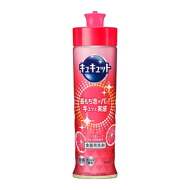 花王 キュキュット ピンクグレープフルーツ 本体 220ml 1 個