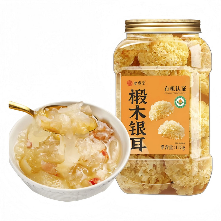 颂潮  有机椴木银耳古田特产  115g*1罐 115 克