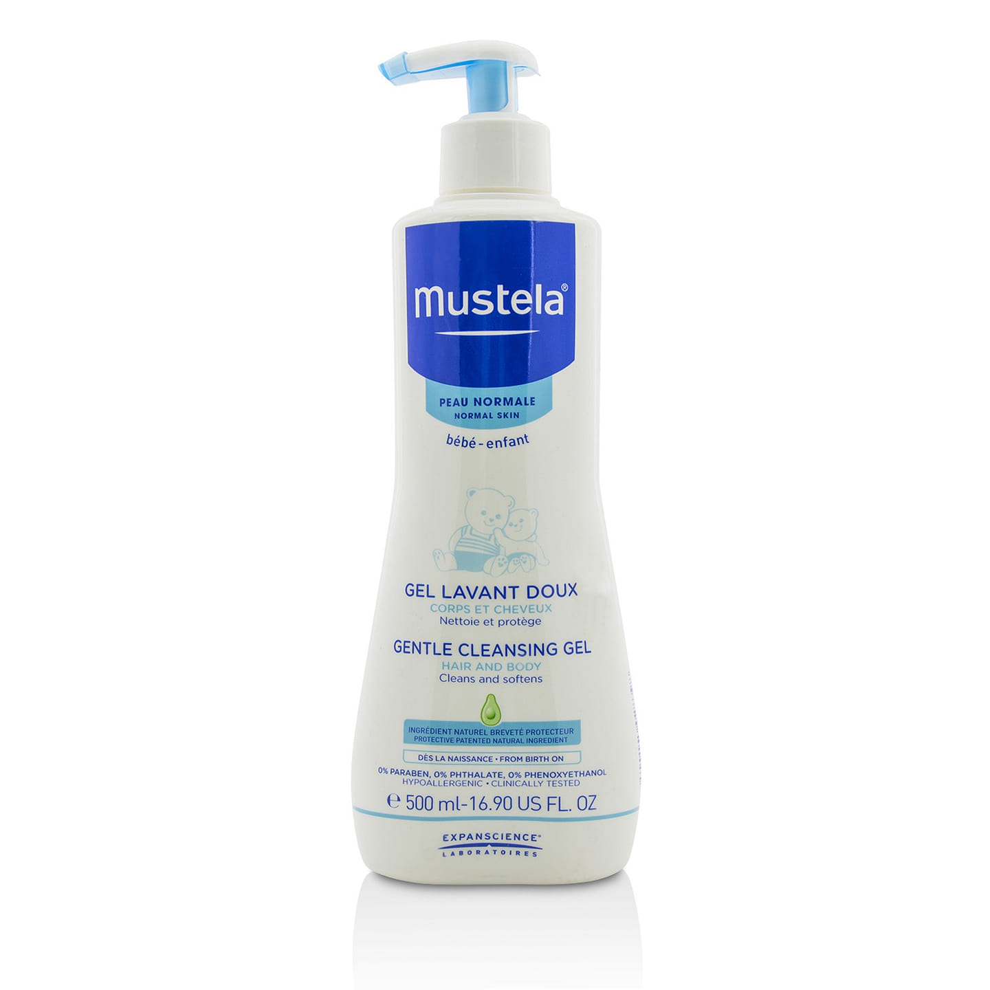 Mustela Gentle Cleansing Gel – Hair & Body 500ml/16.9oz 500 ml