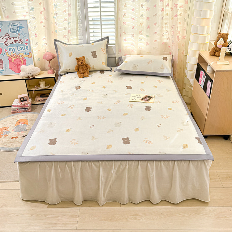 Cool Mat Set Autumn Bears Queen Size