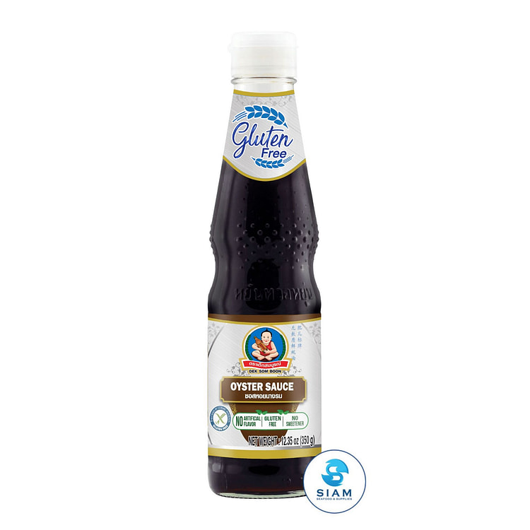 DEK SOM BOON Gluten Free Oyster Sauce 350g 12.35 oz