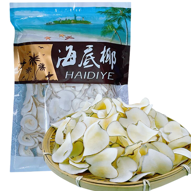 新货 泰国海底椰片干 无添加奶香浓郁 广东煲汤材料包 205g*1袋