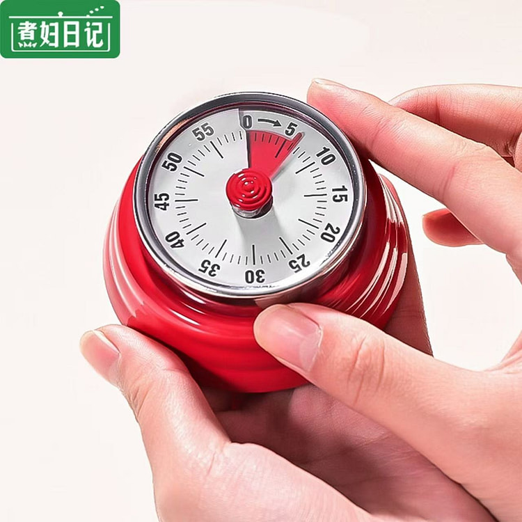 煮妇日记 机械磁吸金属定时器 1 份