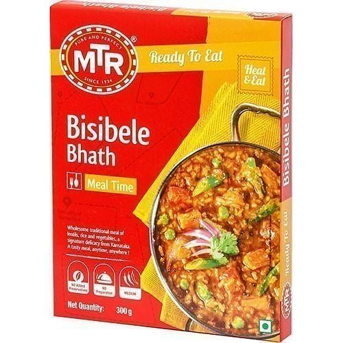 MTR Bisibelebath – Spiced Rice & Lentil Dish (Ready-to-Eat), 10.5 oz box 10.5 oz