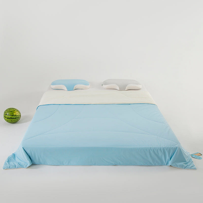 Premium Ice Cream Cooling Quilt -Blue Twin Size 2000 g