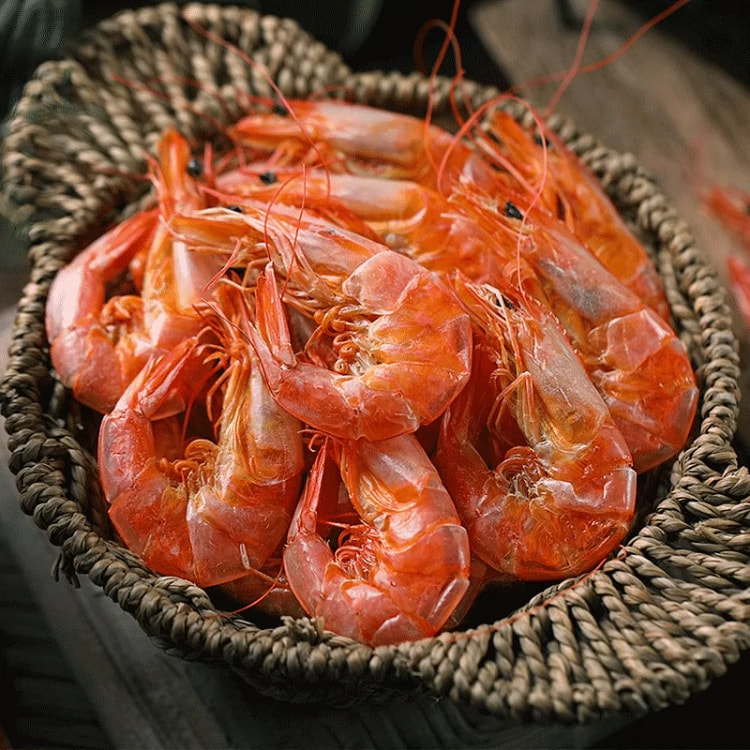 虾干即食特大碳烤虾干中大烤虾约18到30只海鲜干货孕妇儿童休闲零食下酒菜50g*1袋