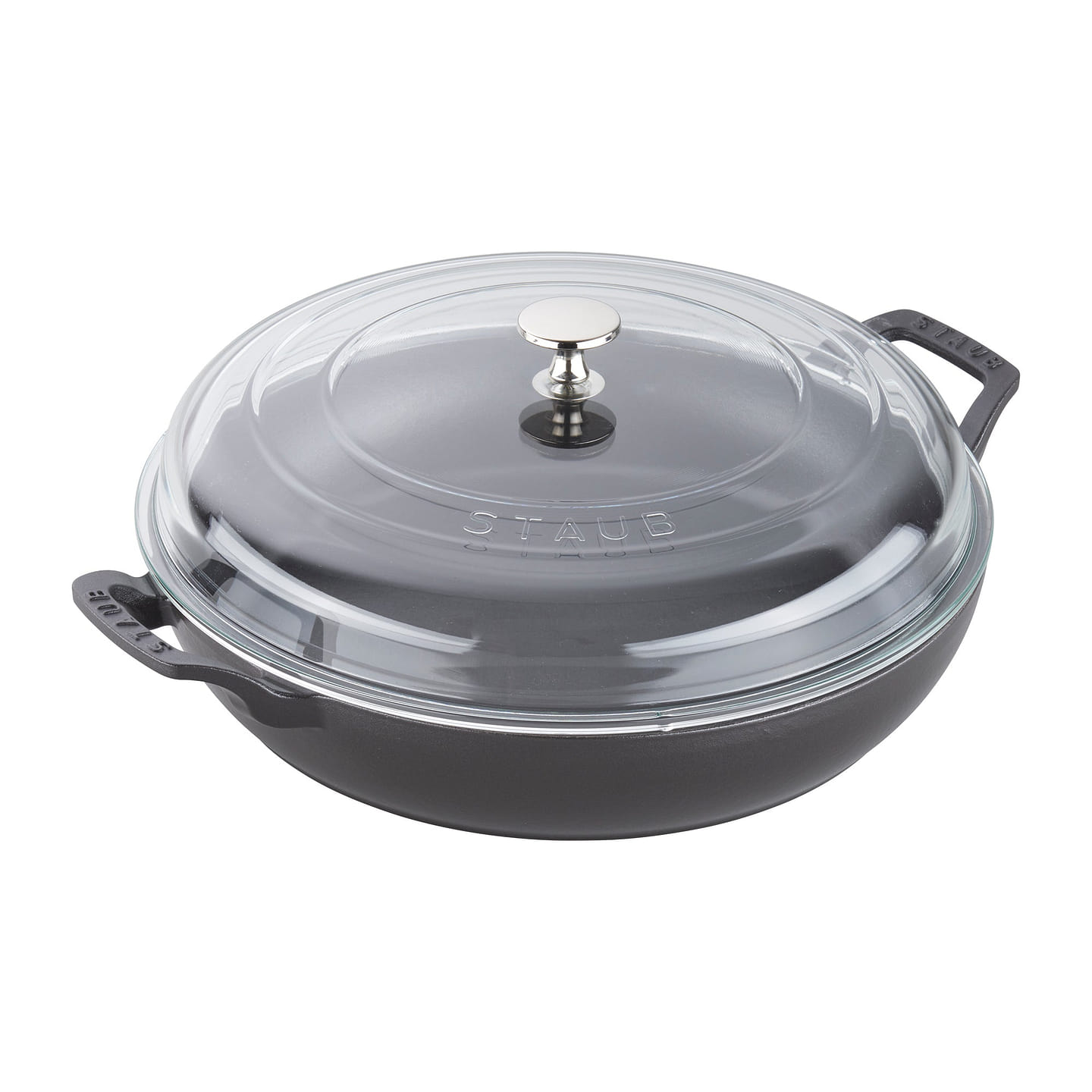 STAUB Cast Iron Braiser 3.5-qt / Matte Black 13.5 lb