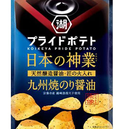 湖池屋プライドポテト 日本の神業 九州焼のり醤油 55 グラム