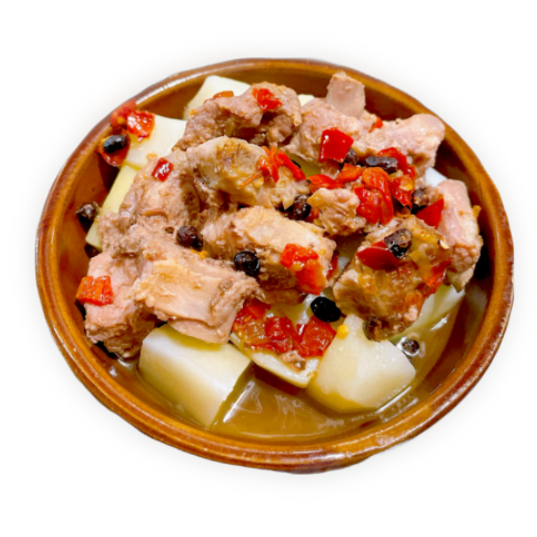 Steamed Spare Ribs w/ Chopped Chili & Black Beans 380 g