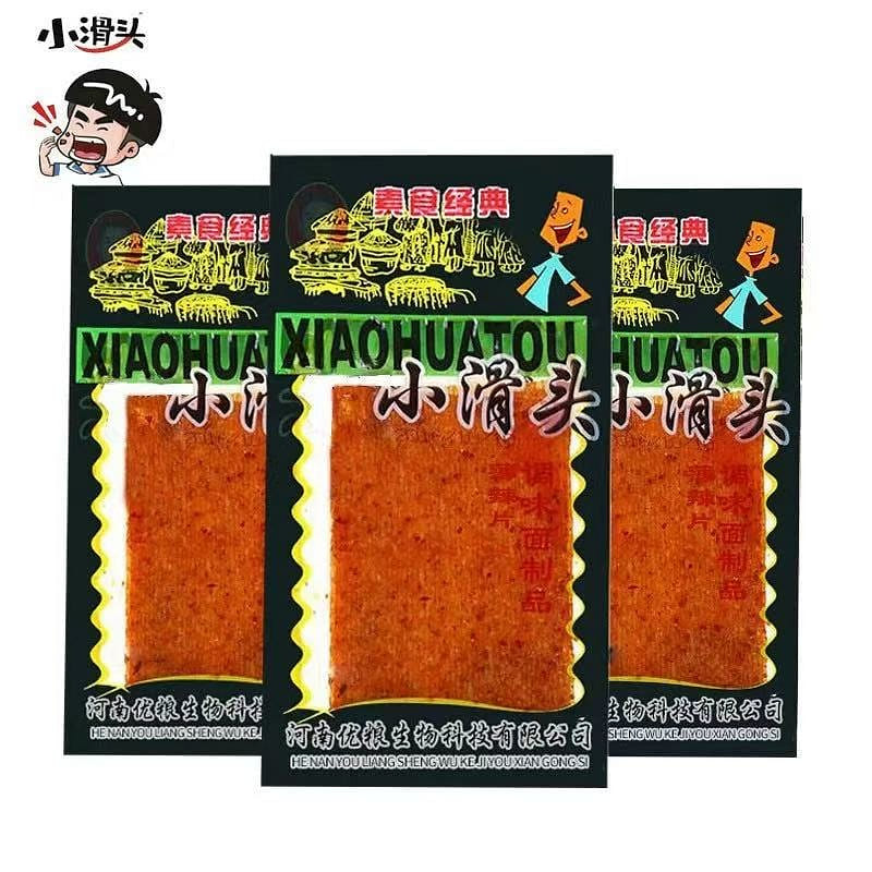 Small Smooth Head Spicy Slices 18g * 5 bags 90 g