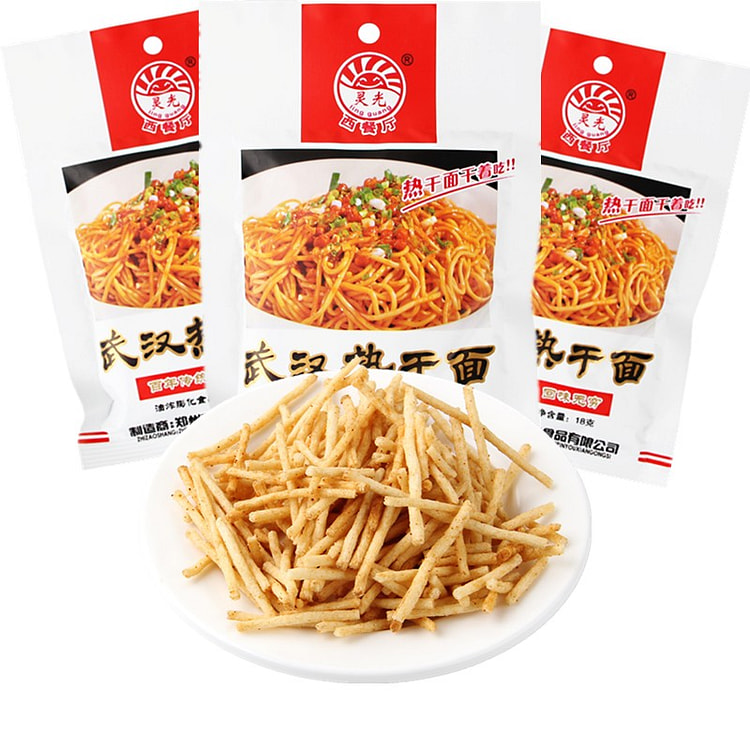 Wuhan hot dry noodle snacks 15g*5 bags