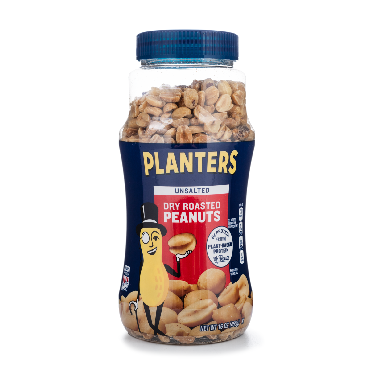 Planters Dry Roasted Peanuts Unsalted Weee 