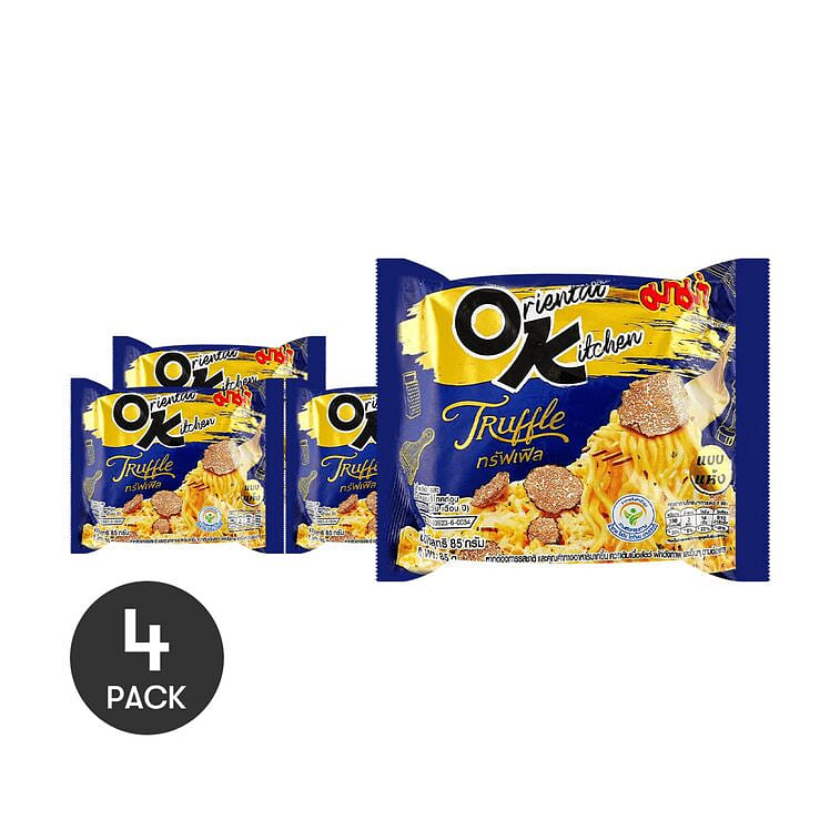 Mama OK Black Noodles Truffle – 85g x 4 Packs 4 box
