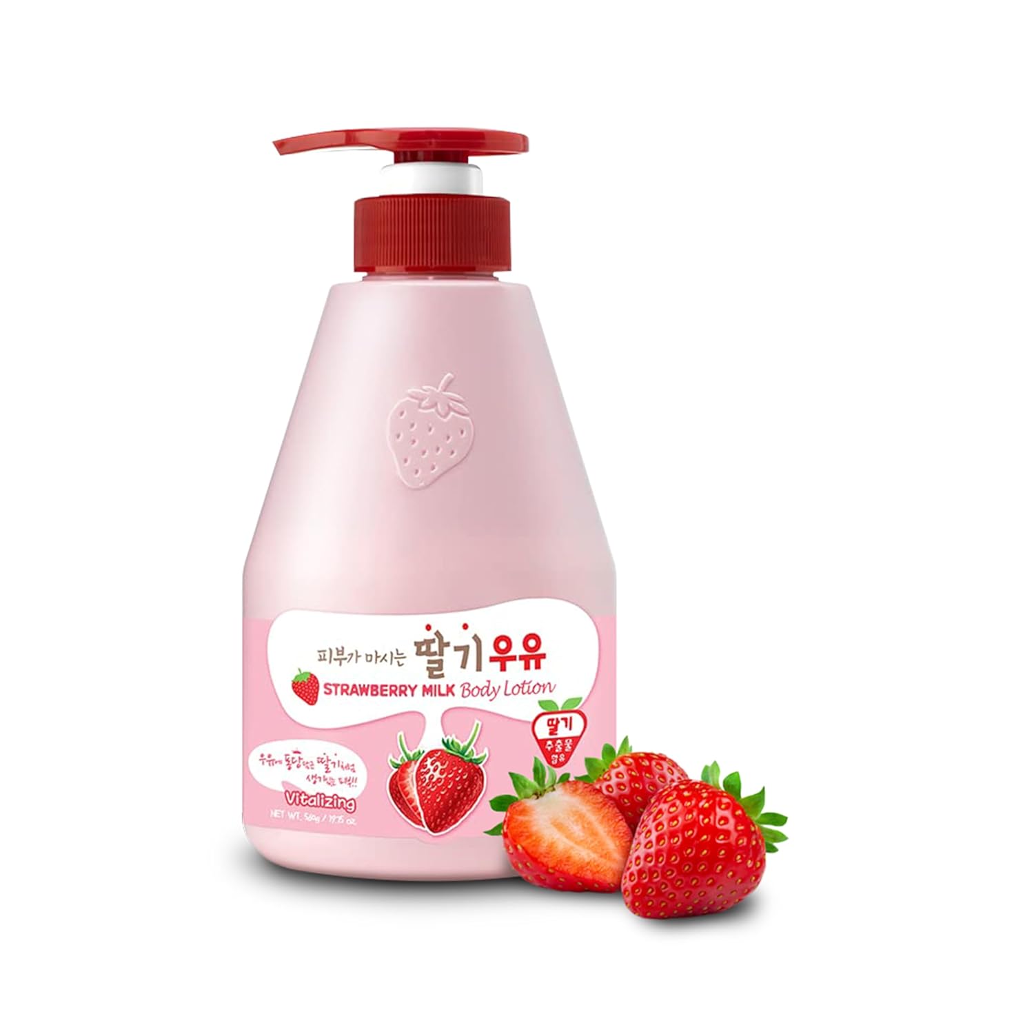 Kwailnara Milk Body Lotion-560ml Strawberry 1 each