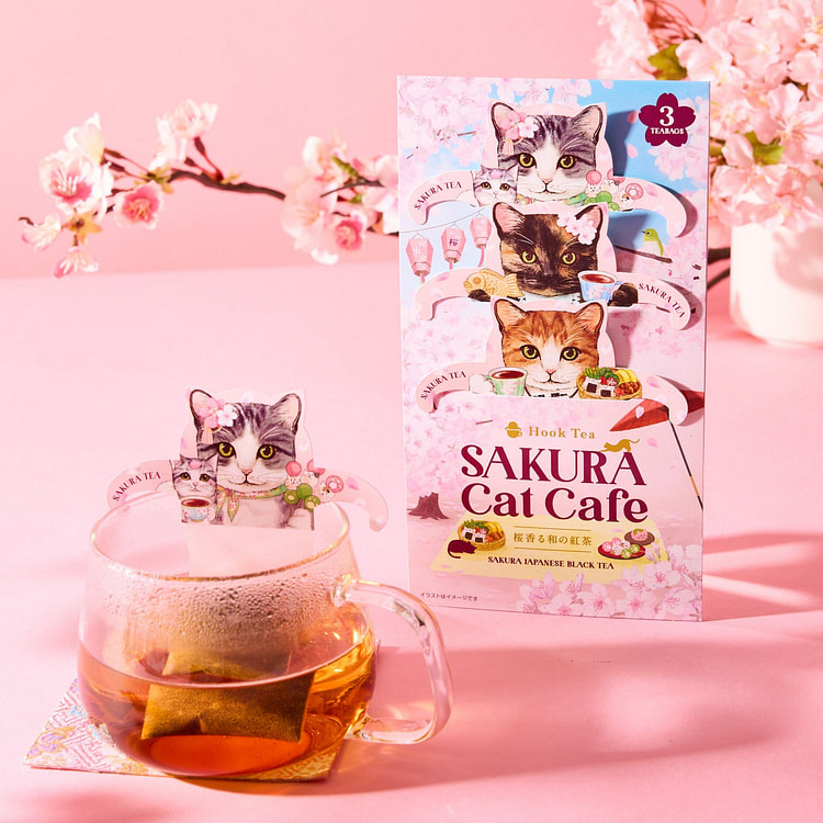 樱花猫咖啡茶（3个茶包）