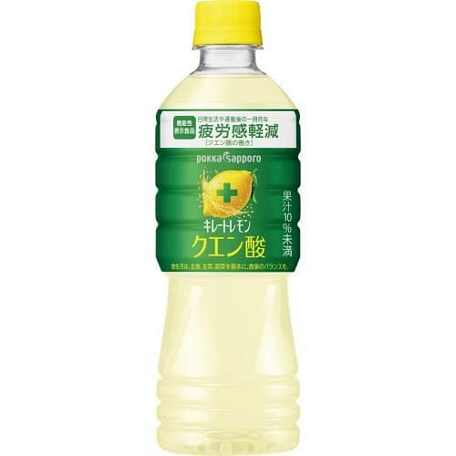 Pokka Sapporo Chelated Lemon Juice Drink 525ml 1 bottle