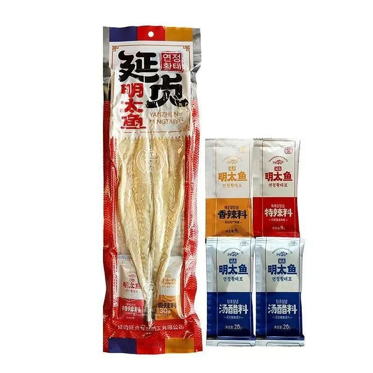 延贞 去骨明太鱼片送调料 130 克