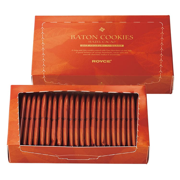 Royce Baton Cookies Hazelnut Cocoa 25pcs