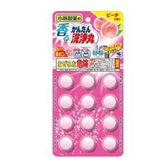 Kobayashi Fragrant Easy Cleaning Pills Peach Scent 1 each