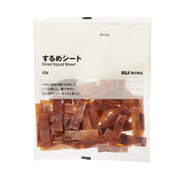 Muji Sweet Dried Squid Slices 42g 1 each