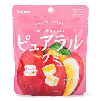 weee_snack_Kabaya Pureral Gummy Candy, Apple Flavor 58 g